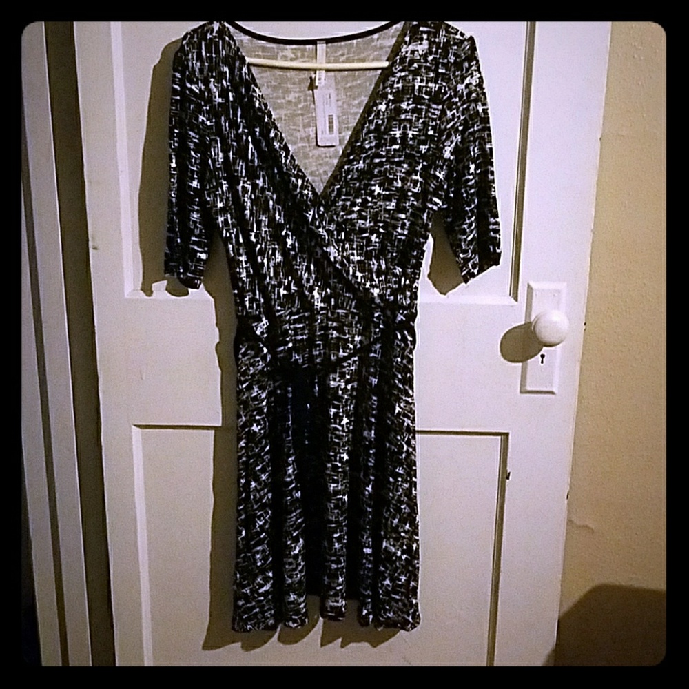 Stitch fix black and white dress. Nwt